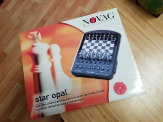 Novag Star Opal Chess Computer Just The Board - 1027