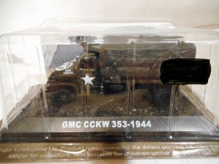 Amercom - 1/72 Scale Us Army Gmc Cckw 353 1/2 Ton 6x6 Truck - 1944 (2)