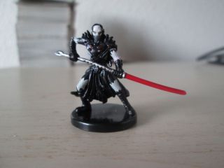 Star Wars Miniature Darth Nihl,  Very Rare,  Legacy Of The Force 6/60,  W/ Card