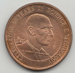 50th Anniversary 1943 - 1993 Los Alamos National Labs medal - Mexico 954 2
