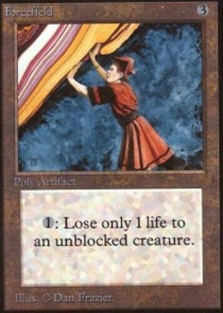 1x Forcefield Moderately Played Magic Mtg Unlimited