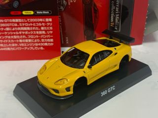 Ferrari 360 Gtc Yellow Kyosho 1:64 Scale Die - Cast Part.  4