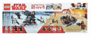 Nib Lego Star Wars 66597 Battle Pack 2 In 1