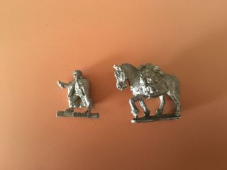 Lotr Lord Of The Rings Sam And Bill The Pony Metal