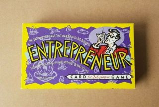 Vintage 1993 Entrepreneur Card Game Big Business Corporate Strategy Humour