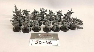40k Chaos Space Marine Squad 20 Models (jd - 56)