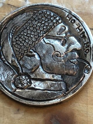 Hobo Nickel Coin Art Real Hand Carved Santa Claus Christmas 2