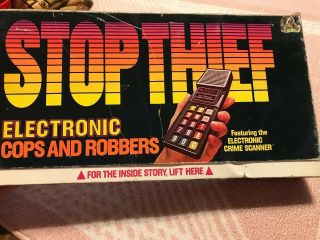 Stop Thief Vintage Parker Brothers Board Game 100 Complete And 2
