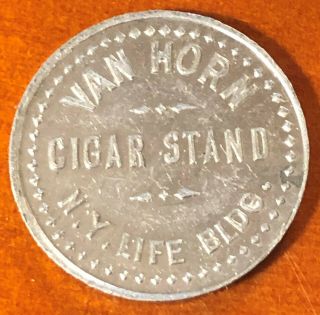 St.  Paul Minnesota Trade Token Van Horn Cigar Stand