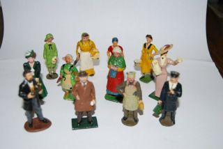 Marklin Or Others Metal Figures 1g And O Gauge