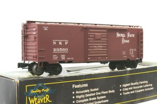 Weaver Quality Craft 2017 3 Rail 2018 Nkp 23560 Box Car 40 " 8 - 161
