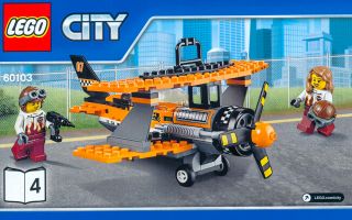 Lego® Doppeldecker Flugzeug Biplane Plane Flugschau Airport Air Show 60103 - 4