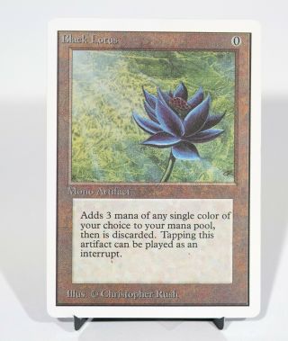 Black Lotus 2ed Unlimited Edition 1x Pl Mtg Magic The Gathering Possible Fake