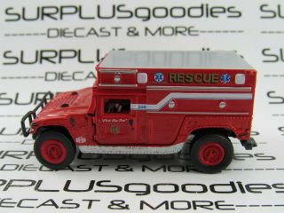 Johnny Lightning 1:64 Scale Loose 1996 - 2004 Hummer H1 Atlantic Beach Rescue