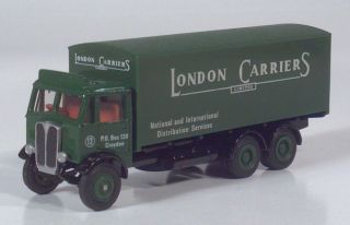 Efe Aec Mammoth Container Truck 4.  25 " Diecast 1:76 Scale Model London Carriers