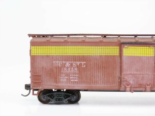 HO Scale Train Miniature TM NC&StL Dixieland 40 ' Box Car 18458 RTR Custom Model 2