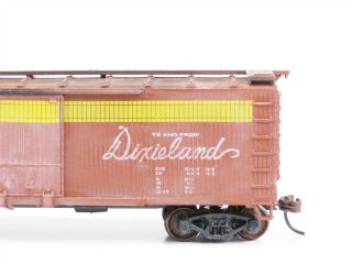 HO Scale Train Miniature TM NC&StL Dixieland 40 ' Box Car 18458 RTR Custom Model 3
