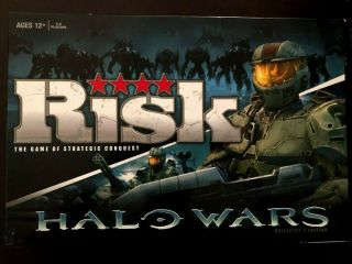 Risk Halo Wars Collectors Edition Board Game - Near,  Complete,  Never Played