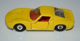 Lesney Matchbox 1 - 75 Series - Lamborghini Miura - Yellow - 33