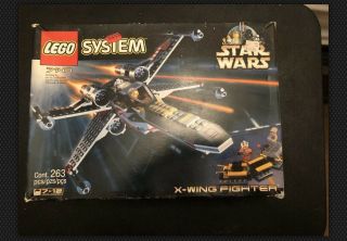 Lego 1999 Star Wars X - Wing Fighter 7140 Rare Factory Re - All Parts