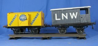 Hornby Trains O Gauge No 1 Lnw Brake Van,  Banana Van.  For Spares.