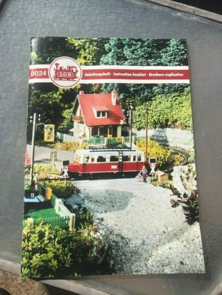 G - Scale Train Garden Railway: Lgb 0024 Instruction Booklet - Anleifungsheft 1983