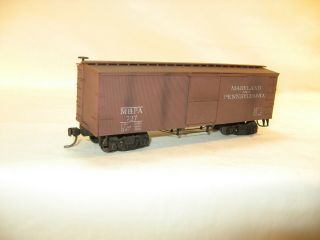 Ho Scale Roundhouse Old Time Boxcar Maryland & Pennsylvania Rr