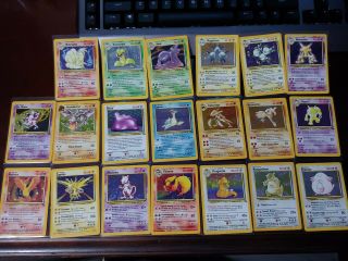 300 Pokémon Cards - 63 Holos,  1st Editions,  Shadowless,  Japanese Charizard