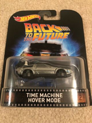 Hot Wheels Retro Back To The Future 2 Time Machine Hover Mode
