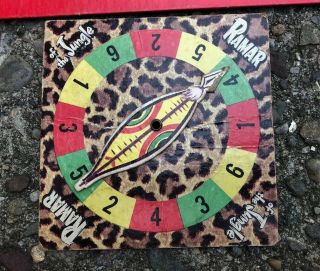 Vintage Ramar Of The Jungle Board Game Spinner John Hall White Witch Doctor Part 2