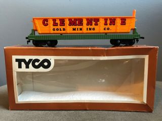 Vintage Tyco Clementine Gold Mining Dump Car - 936 - 2 Ho Model Train Railroad Rr