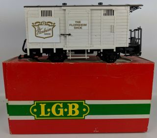 LGB Lehmann G Scale 4032 FLORSHEIM SHOE Billboard Wagen Train Box Car 2