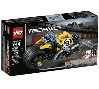 Lego Technic 42058 Stunt Bike Pull Back Action 140pcs 2017