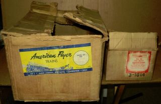 American Flyer - Gilbert S " Empty Set Box K5437,  4b 100 Watttransformer Box "