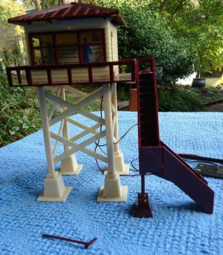 Marx O Gauge Automatic Switchmans Tower In The Box With Light
