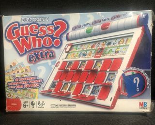 Guess Who? Extra Electronic Game Milton Bradley 2008 Complete W Box