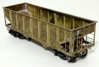Max Gray 2 - Bay Hopper - Undecorated - O Scale 2 - Rail Brass