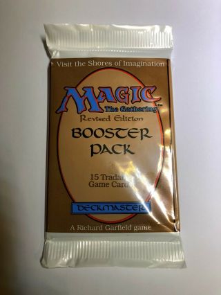 Magic: The Gathering Mtg Factory Revised 3rd Edition Booster Pack 7