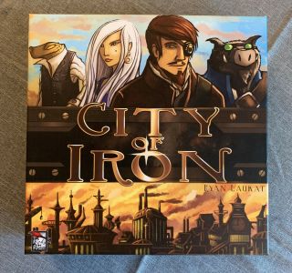 City Of Iron Game,  Including Experts And Engineers Expansion - Red Raven Games