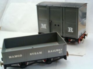 Mamod Railway Live Steam Open Wagon Goods Van (gondola Box Car) O Gauge