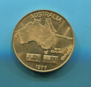 Fantastic Medal Commemorating The 1977 Convention Of Intl Numismatics,  Australia