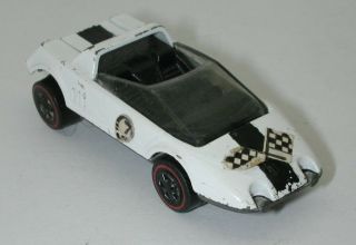 Redline Hotwheels White 1970 Jack Rabbit Special Oc15144