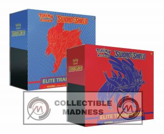 Pokemon - Tcg - Sword And Shield Base Set Elite Trainer Box Options -