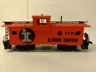 Vintage Roco Illinois Central 9504 Caboose Train Car Ho Gauge Scale Tr1087