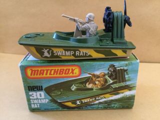 Matchbox Superfast No.  30 Swamp Rat With Picture Box