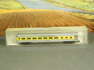 N Scale Model Power No.  3041 Corrugated Side Observation Car Union Pacific 3348