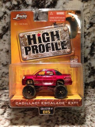 Jada High Profile 1/64 Scale Die Cast Cadillac Escalade Ext Pick Up Truck