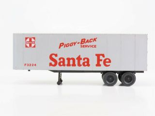 Ho Scale Walthers Atsf Sf Santa Fe Piggy - Back Service 31 