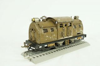 Lionel Lines Prewar O Scale 254 0 - 4 - 0 Brown Electric Engine No Box N2 2