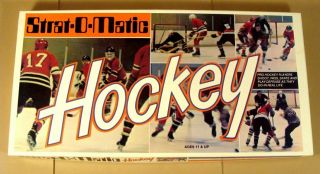 1978 Stratomatic Hockey Game Complete Detroit Red Wings Vs Atlanta Flames